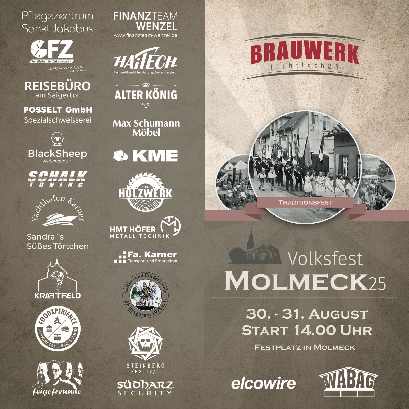 Flyer Folksfest Molmeck 25